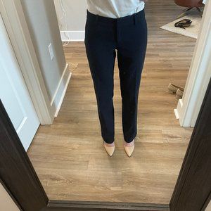 Ann Taylor Seasonless Stretch Trousers Navy